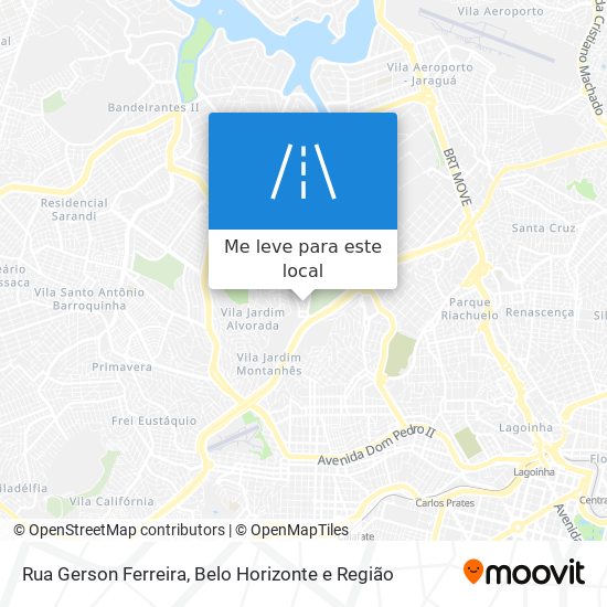 Rua Gerson Ferreira mapa