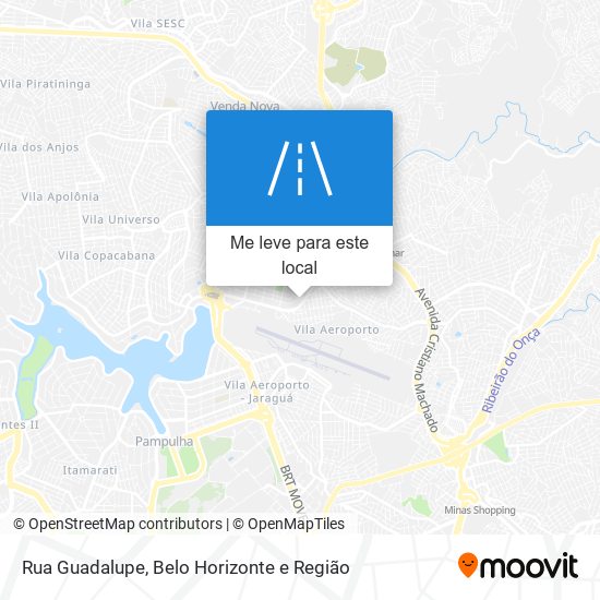 Rua Guadalupe mapa