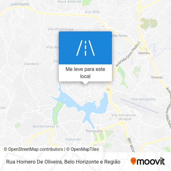 Rua Homero De Oliveira mapa