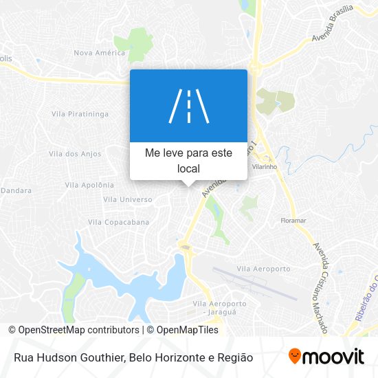 Rua Hudson Gouthier mapa