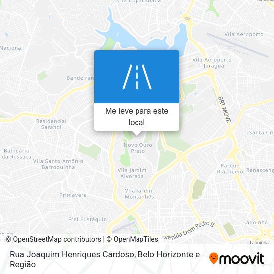 Rua Joaquim Henriques Cardoso mapa