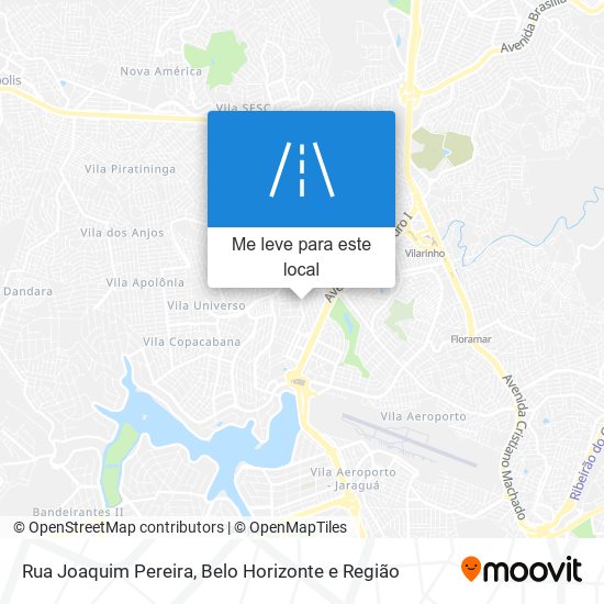 Rua Joaquim Pereira mapa