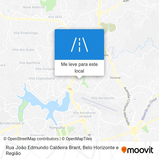 Rua João Edmundo Caldeira Brant mapa