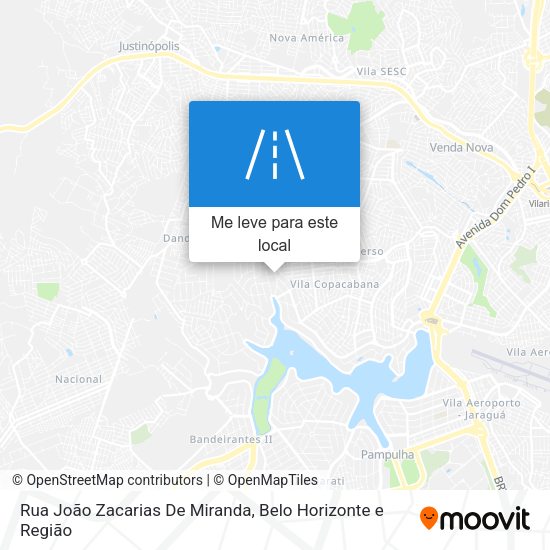 Rua João Zacarias De Miranda mapa