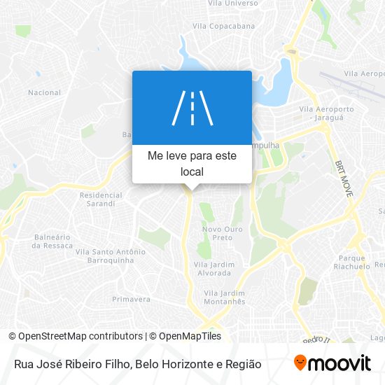 Rua José Ribeiro Filho mapa