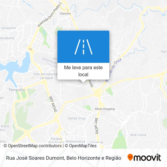 Rua José Soares Dumont mapa