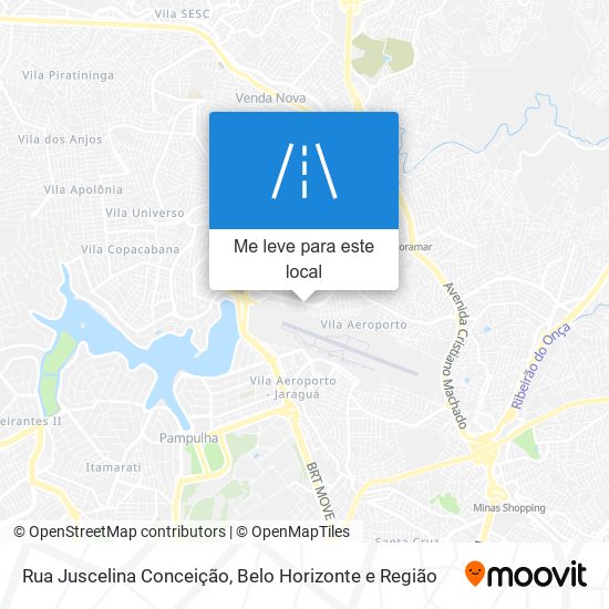 Rua Juscelina Conceição mapa