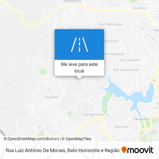 Rua Luiz Antônio De Morais mapa