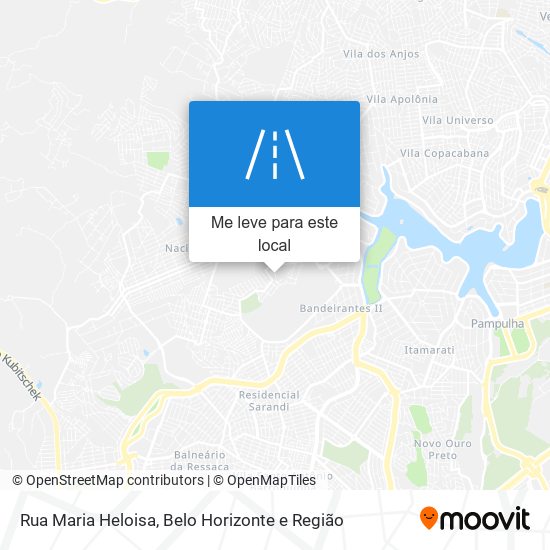 Rua Maria Heloisa mapa