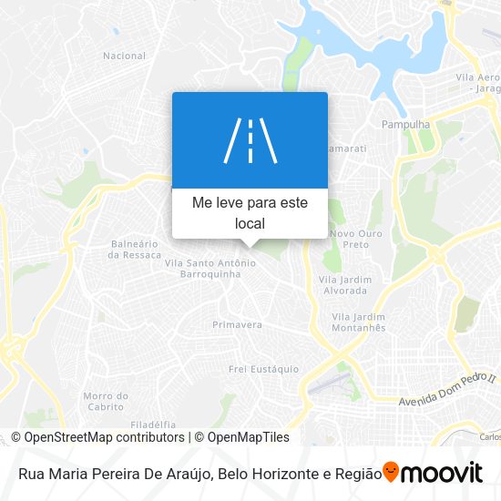 Rua Maria Pereira De Araújo mapa