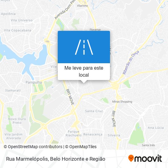 Rua Marmelópolis mapa