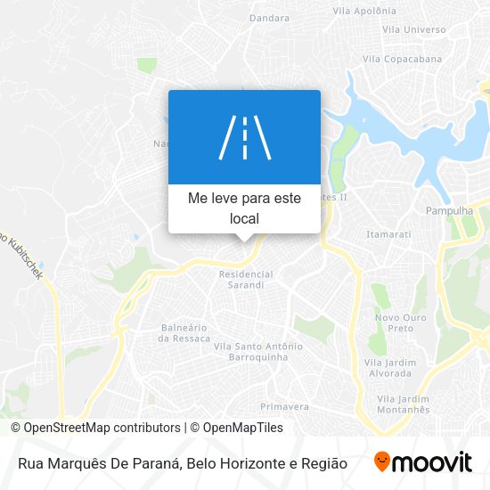 Rua Marquês De Paraná mapa