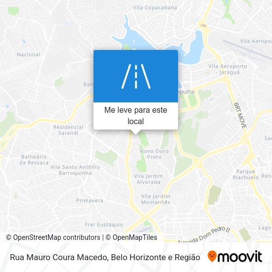 Rua Mauro Coura Macedo mapa