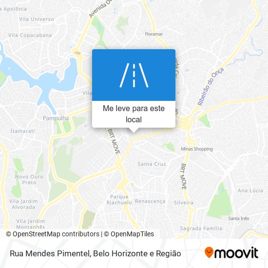 Rua Mendes Pimentel mapa