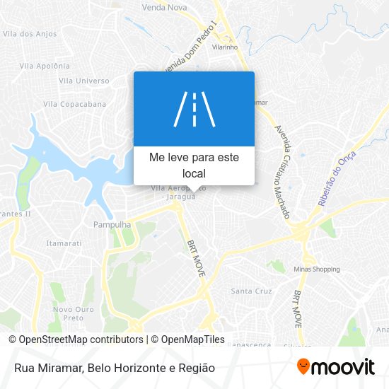 Rua Miramar mapa
