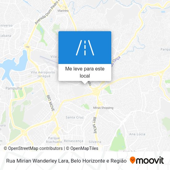 Rua Mirian Wanderley Lara mapa