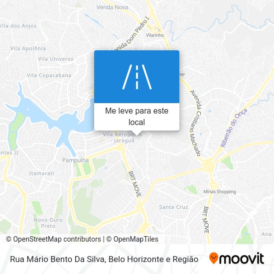 Rua Mário Bento Da Silva mapa