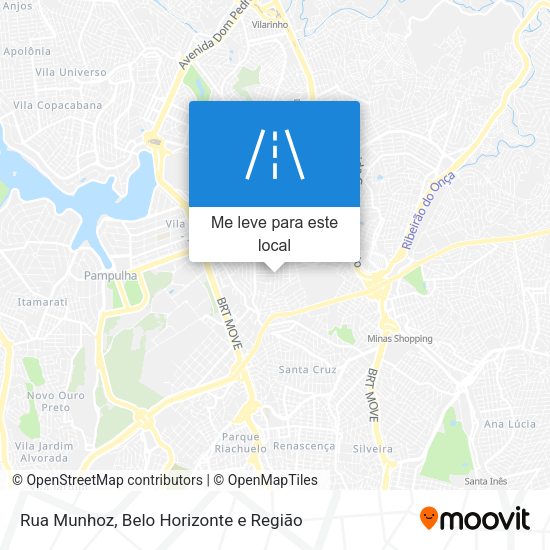 Rua Munhoz mapa