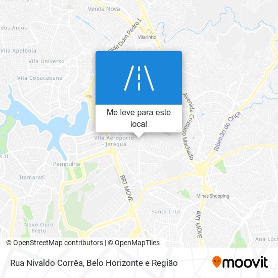 Rua Nivaldo Corrêa mapa