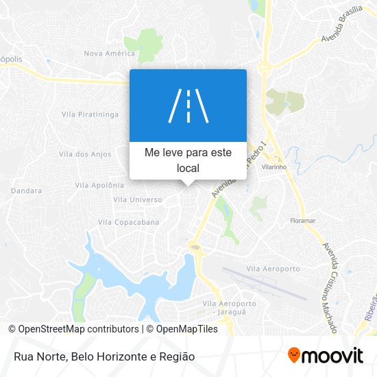 Rua Norte mapa