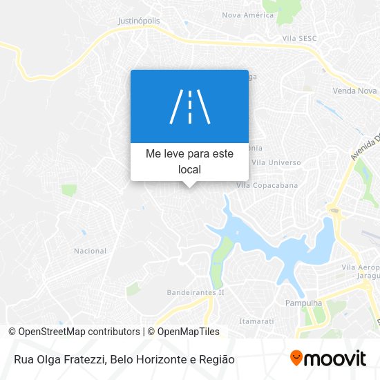Rua Olga Fratezzi mapa