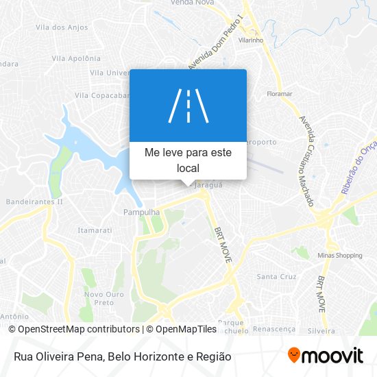 Rua Oliveira Pena mapa