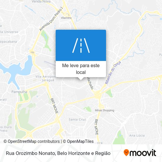 Rua Orozimbo Nonato mapa
