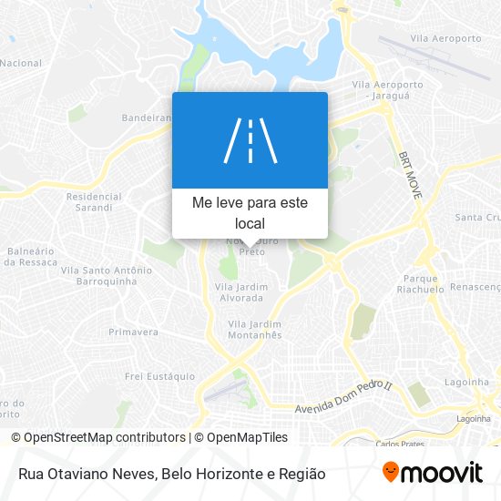 Rua Otaviano Neves mapa