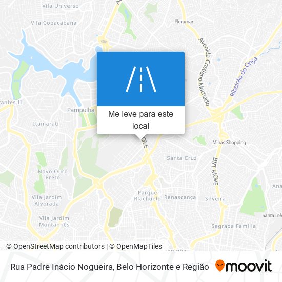 Rua Padre Inácio Nogueira mapa