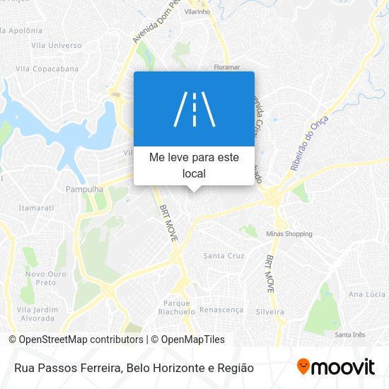 Rua Passos Ferreira mapa