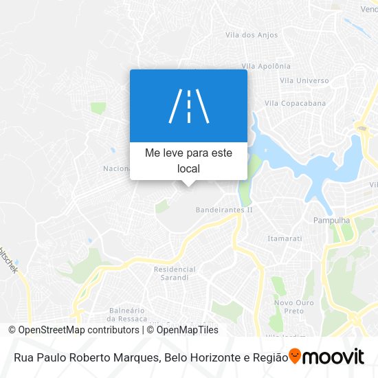 Rua Paulo Roberto Marques mapa