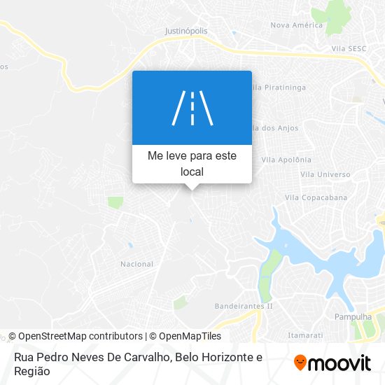 Rua Pedro Neves De Carvalho mapa