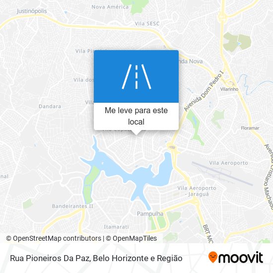 Rua Pioneiros Da Paz mapa