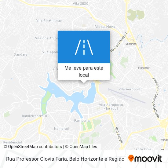 Rua Professor Clovis Faria mapa