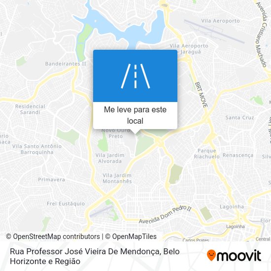 Rua Professor José Vieira De Mendonça mapa