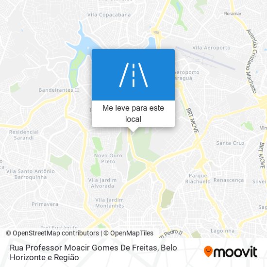 Rua Professor Moacir Gomes De Freitas mapa