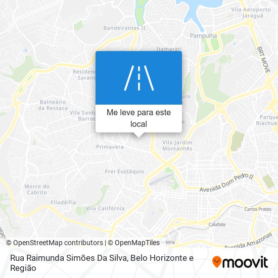 Rua Raimunda Simões Da Silva mapa