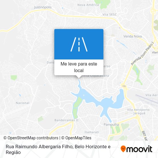 Rua Raimundo Albergaria Filho mapa