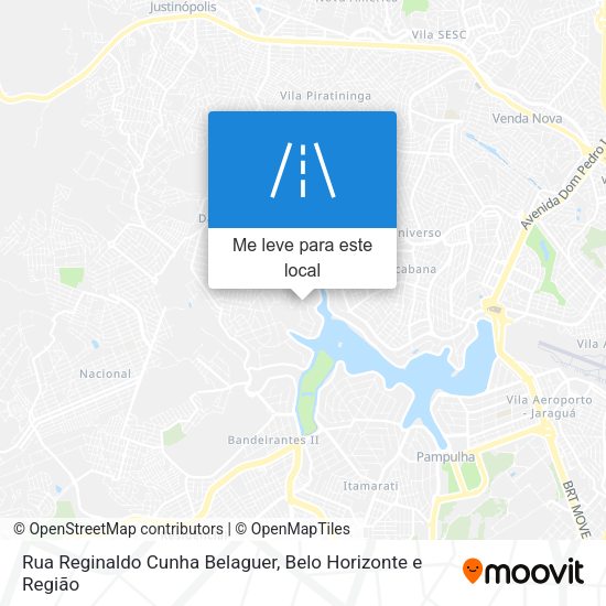 Rua Reginaldo Cunha Belaguer mapa