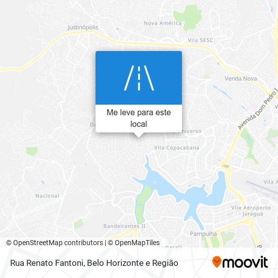 Rua Renato Fantoni mapa