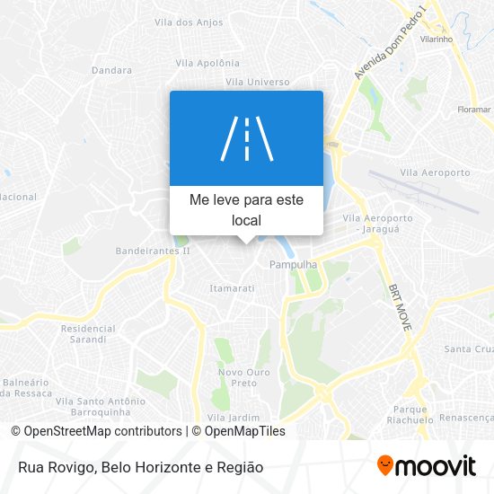 Rua Rovigo mapa