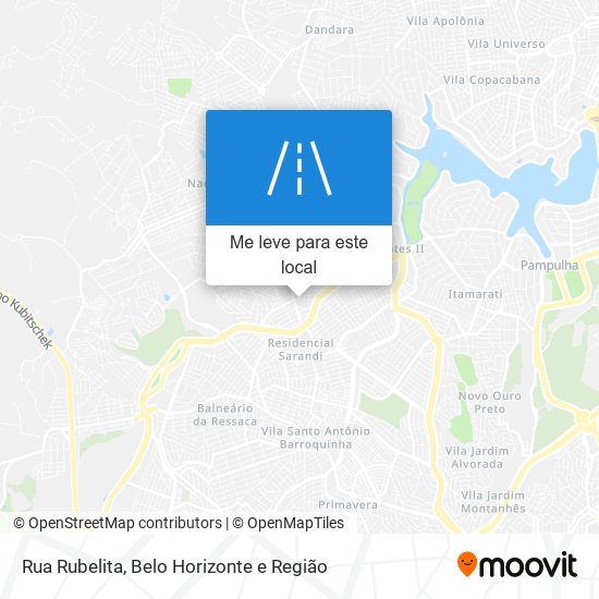 Rua Rubelita mapa