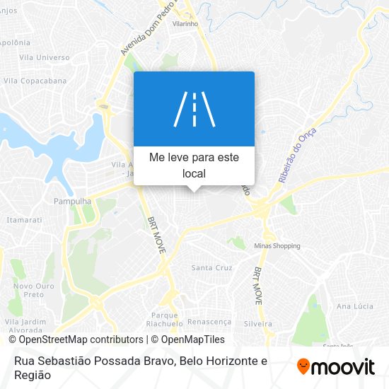 Rua Sebastião Possada Bravo mapa