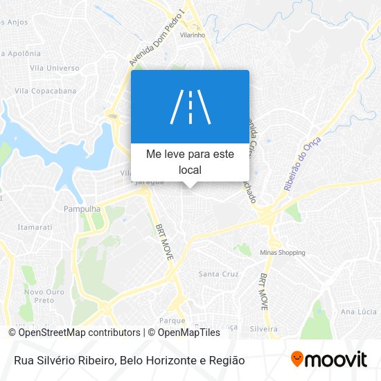 Rua Silvério Ribeiro mapa