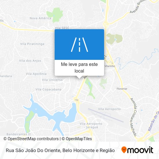 Rua São João Do Oriente mapa