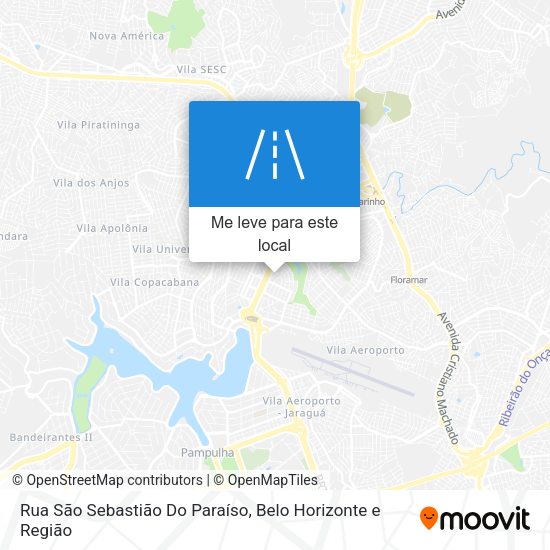 Rua São Sebastião Do Paraíso mapa