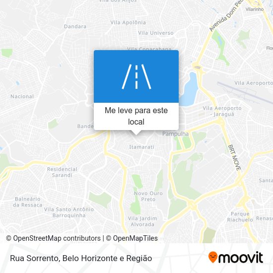 Rua Sorrento mapa