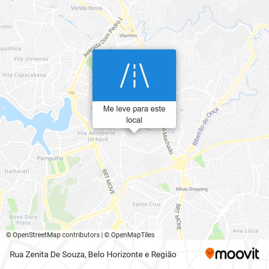 Rua Zenita De Souza mapa