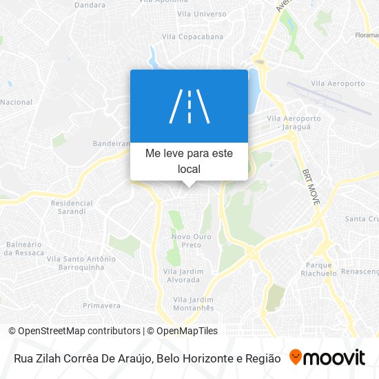 Rua Zilah Corrêa De Araújo mapa