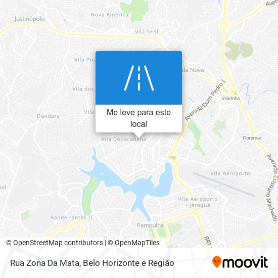 Rua Zona Da Mata mapa